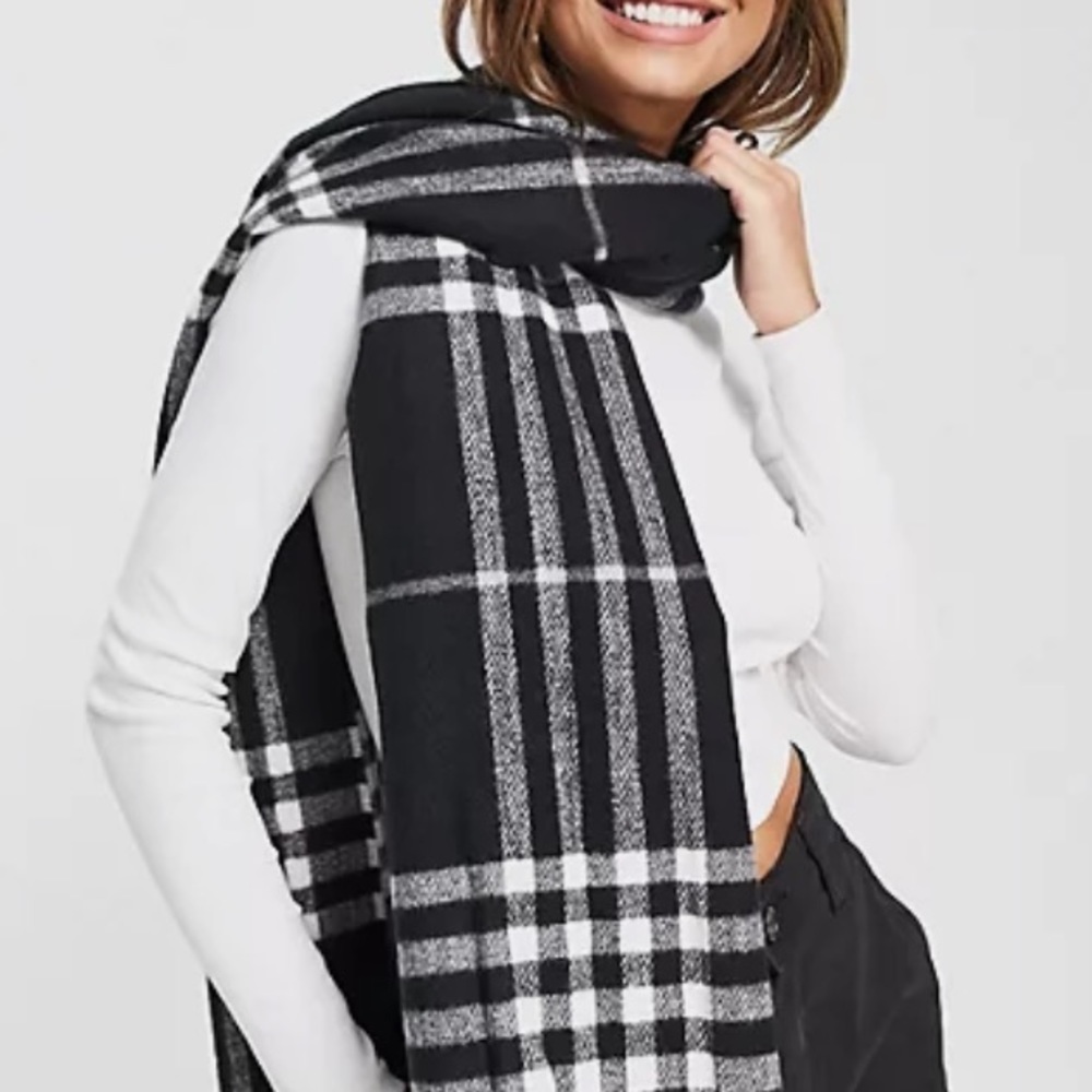 ASOS Plaid Blanket Scarf